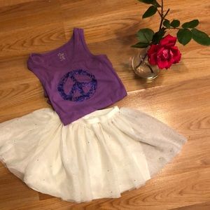 ivory tule skirt for your little ballerina